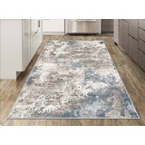 Tepih sa gumenom podlogom 140x220cm - Plavo-braon nijansiranje, TG-3153