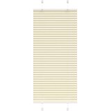 vidaXL Plisirana žaluzija Cream 55x100 cm Širina tkanine 54,4 cm | Shoptok.si