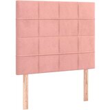 Box spring krevet s madracem ružičasti 90x200 cm baršunasti | shoptok.hr