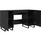  Stol Crni hrast Konstruirano drvo 140 x 50 x 75 cm | shoptok.hr