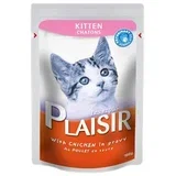 plaisir hrana za mačiće u kesici - piletina 12x 100gr
