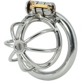 Hidden Desire Extreme Chestity Cock Harness X-Short Silver | shoptok.hr