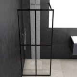 Pregrada za tuširanje od prozirnog kaljenog stakla 140 x 195 cm | shoptok.hr