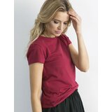 BASIC Feel Good T-shirt-RV-TS-4623.42-burgundy | Shoptok.si