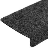 Prostirke za stepenice samoljepljive 20 kom 65x21x4 cm tamnosive pravokutne rubove | shoptok.hr