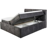 Modante POSTELJA Z VZMETNICO 180 cm x 200 cm , tekstil temno siva | Shoptok.si