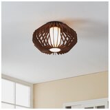 Eglo plafonjera RUSTICARIA E27 45 cm drvo crna 900385 | shoptok.hr