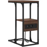  Noćni ormar Smeđi hrast 41.5 x 26 x 60.5 cm Konstruirano drvo | shoptok.hr