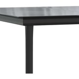 vidaXL 7-dijelni vrtni blagovaonski set s jastucima crno | shoptok.hr