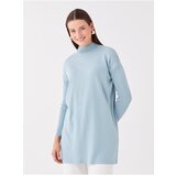 LC Waikiki Half Turtleneck Plain Long Sleeve Oversize Women's Knitwear Tunic | ePonuda.com