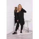 Kesi Set sweatshirt with longer side black | shoptok.hr