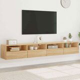 vidaXL Zidni TV ormarići 2 kom boja hrasta 100 x 30 x 30 cm drveni | shoptok.hr