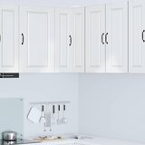  Zidni kutni ormar Visoki sjaj bijela 57 x 57 x 80 cm | shoptok.hr