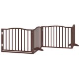  Vrata za pse s vratašcima 10 panela sklopiva 800 cm drvo topole | shoptok.hr