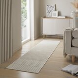 Flair Rugs Bijela perivia staza od šenila 60x240 cm Elton – | shoptok.hr
