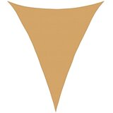  Jedro za zaštitu od sunca 160 g/m² Trokutasto pijesak 5x7x7 m HDPE | shoptok.hr