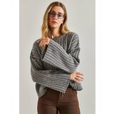 Bianco Lucci Women's Patterned Knitwear Sweater Cene