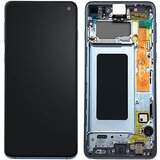 Samsung Zaslon Galaxy S10: originalni LCD zaslon na dotik [servisni paket] - moder, (21733319) Cene