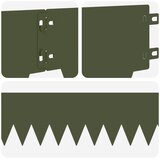  Ograda oko Travnjaka 10 pcs 103 x 15 cm metal Maslinastozelena | shoptok.hr