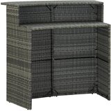  3-dijelni vrtni barski set s jastucima sivi | shoptok.hr