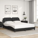  Okvir kreveta s LED-om bez madraca Zadar crni 160 x 200 cm | Eponuda.com