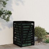 vidaXL Spremište za kantu za smeće crno 84x90x128 5 cm od borovine Cijene