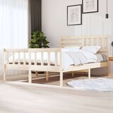  Okvir za krevet od masivnog drva 140 x 200 cm Cijene