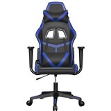  Masažni gaming stol črno in modra umetno usnje | Shoptok.si
