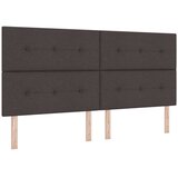  Krevet s opruga kutije Tamno smeđa 200 x 200 cm tkanina | shoptok.hr