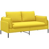 SOFA za dvije osobe Svijetlo žuta 188 x 81 x 89 cm Tkanina Slike