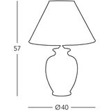  Kolarz 0014.74.7 - Stona lampa BORDEAUX 1xE27/100W/230V | Eponuda.com