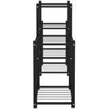  Stalak za cvijeće 83 x 25 x 60 cm crni željezni | shoptok.hr