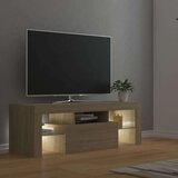 TV ormarić s LED svjetlima boja hrasta sonome 120 x 35 x 40 cm | shoptok.hr