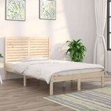  Posteljni okvir iz trdnega lesa 140x190 cm, (20884401) | Shoptok.si