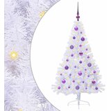  Umjetno božićno drvce s stalakom Bijelo 150 cm PVC i čelik | shoptok.hr