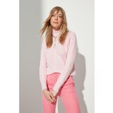 Trendyol Pink Wool Yarn Knitwear Sweater Cene