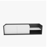 Hanah home tv polica krog anthracite white