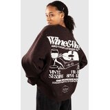 Another Cotton Lab Wine & Vibe Pulover brown Cene