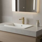 REA Bath Niska umivaonička miješalica Rea Arlo Brush Gold | shoptok.hr