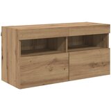 TV zidna jedinica 4 pcs Umjetnički hrast Konstruirano drvo | shoptok.hr