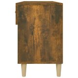 Ormarić za cipele dimljeni hrast 102x35x55 cm konstruirano drvo | shoptok.hr