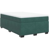  The Living Store Box spring postelja z vzmetnico temno zelen 120x190 cm žamet - Box Spring Postelja, (21490340) | Shoptok.si