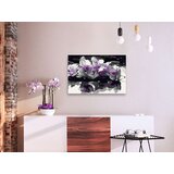  Slika za samostalno slikanje - Purple Orchid (Black Background &amp Reflection In The Water) 60x40 | shoptok.hr