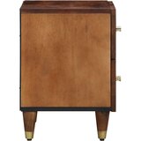  Noćni ormar Medeno smeđa 40 x 33 x 46 cm Čvrsto drvo manga | shoptok.hr