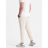 Ombre Men's sweatpants with unlined leg - cream | Eponuda.ba