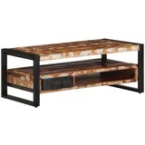 vidaXL Klubska mizica večbarvna 90x50x36 cm trden predelan les | Shoptok.si