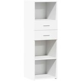 vidaXL Visoka komoda bijela 40 x 42,5 x 124 cm od konstruiranog drva | shoptok.hr
