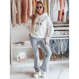 DStreet Bluza damska oversize z kapturem SPECIAL KITTY biała | Shoptok.si