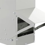 Hranilica za piliće Srebrno 13 x 12 x 51 cm Cinkani čelik | Eponuda.com