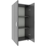 MID.YOU pisarniška omara ulas 3, siva | Shoptok.si